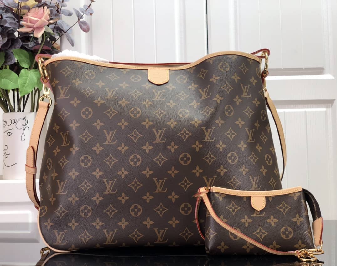 Louis Vuitton Delightful Monogram Tote Replica Brown M40353
