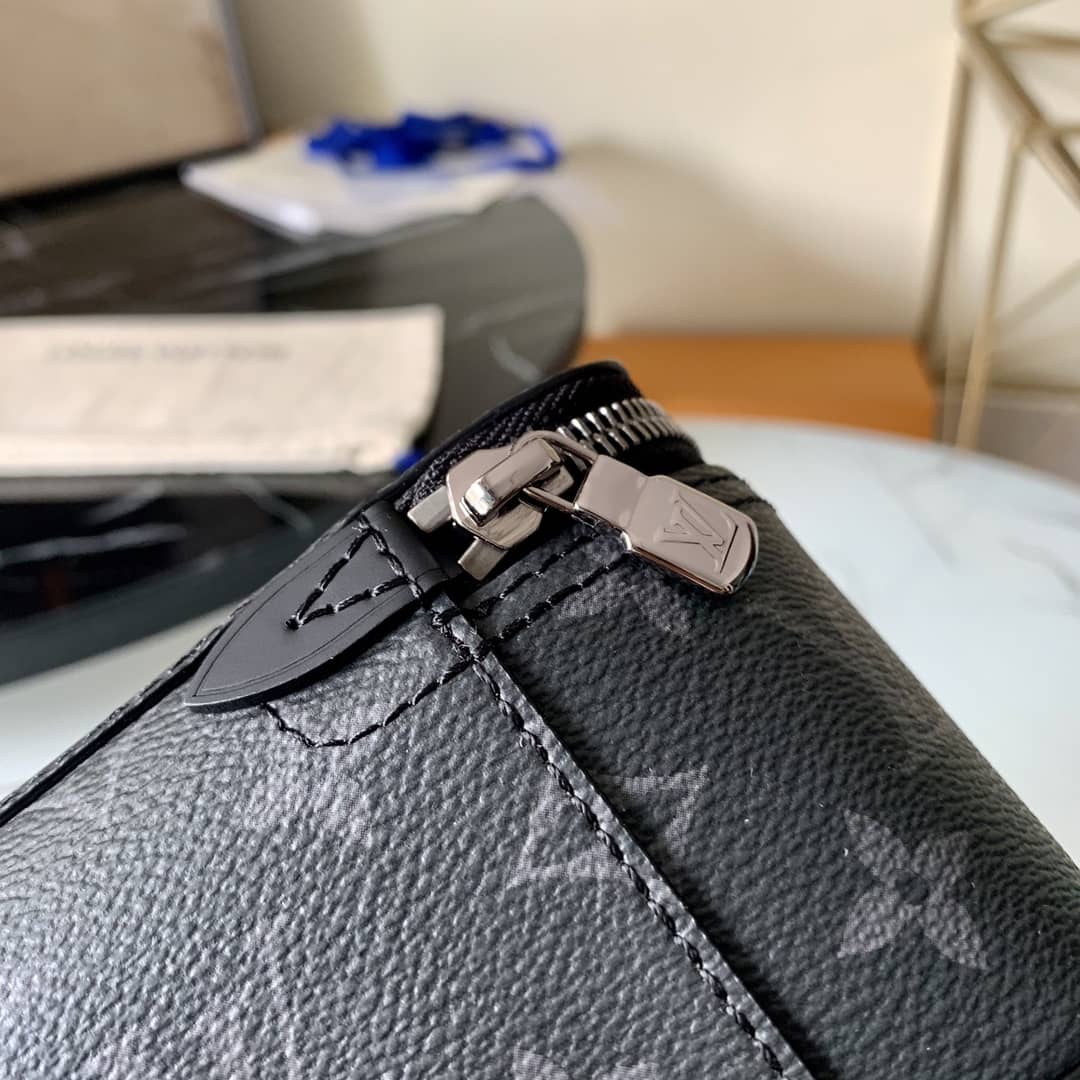 Louis Vuitton Packing Cube MM Monogram Canvas Replica Bag Black M43689