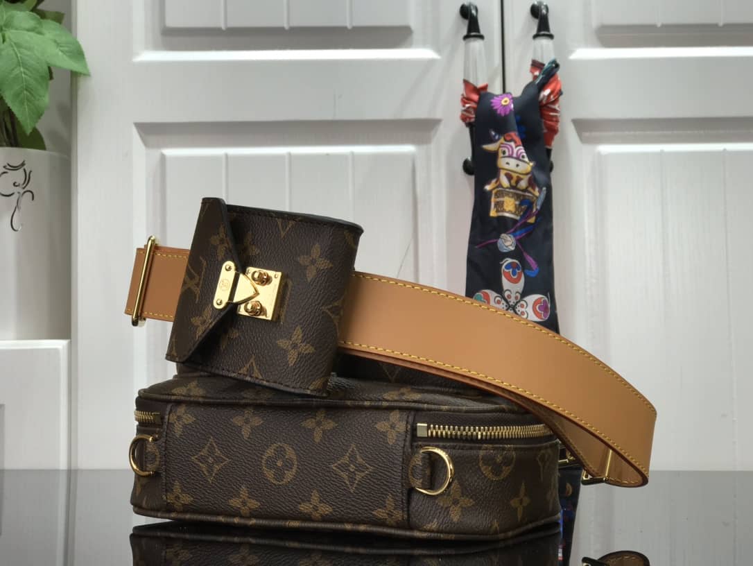 Best Replica Louis Vuitton Monogram Geronimos Utility Crossbody Bag Replica M45672(ColaReps)