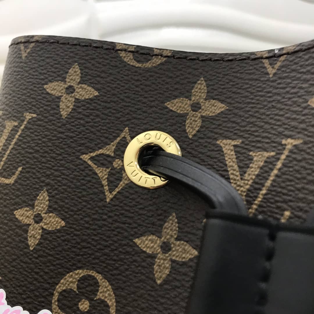 Louis Vuitton Neonoe Monogram Canvas Noir Replica Shoulder Bag M44020