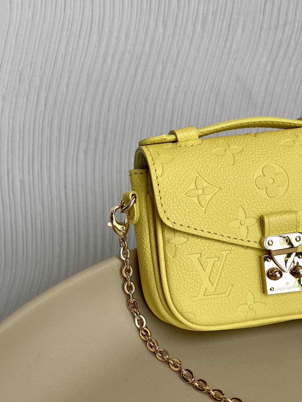 Louis Vuitton Micro Mtis Monogram Empreinte Yellow M81407 Replica Crossbody Bag