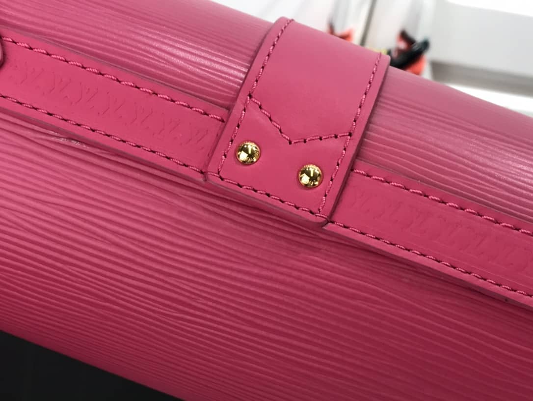 Louis Vuitton Papillon Trunk Monogram Chain Replica Crossbody Bag Pink M57836