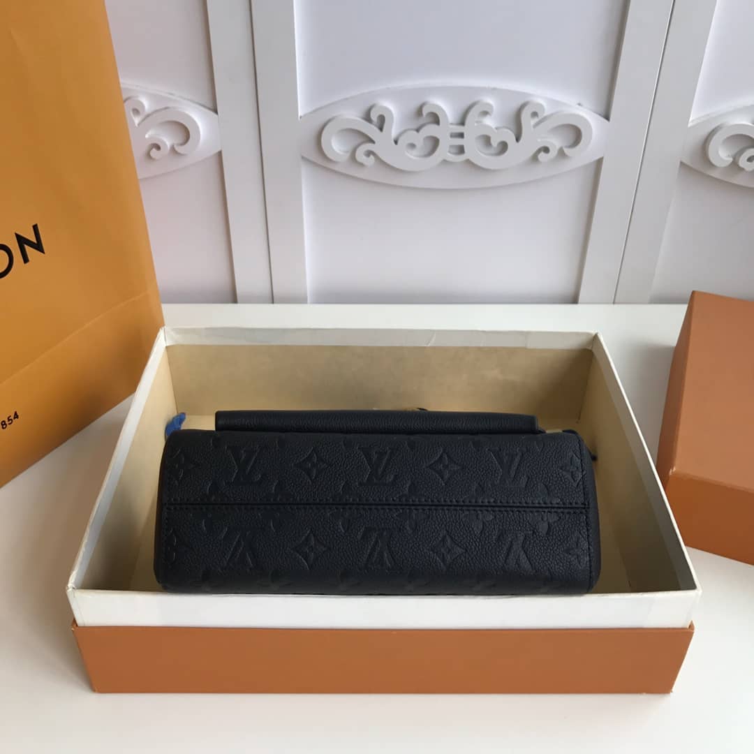 Louis Vuitton Monogram Empreinte Vavin PM Chain Replica Shoulder Bag Black M44151