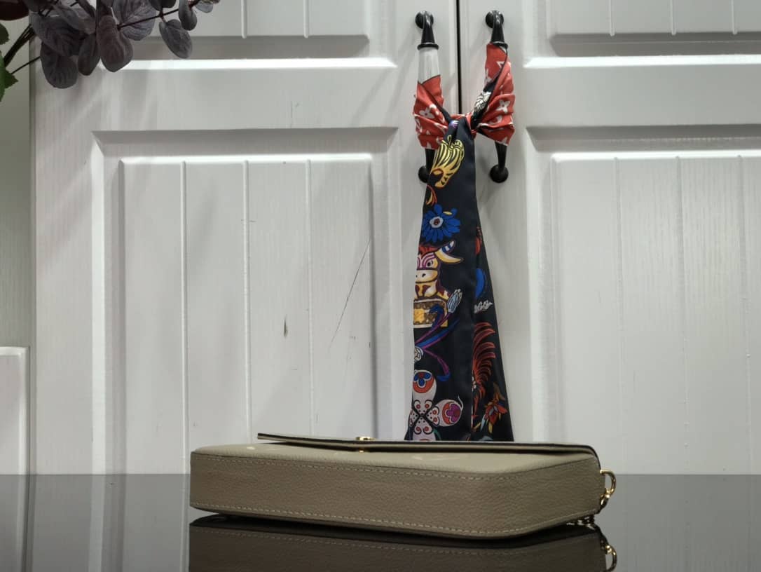 Louis Vuitton Bicolor Monogram Empreinte Replica Pochette Felice Gray M69977