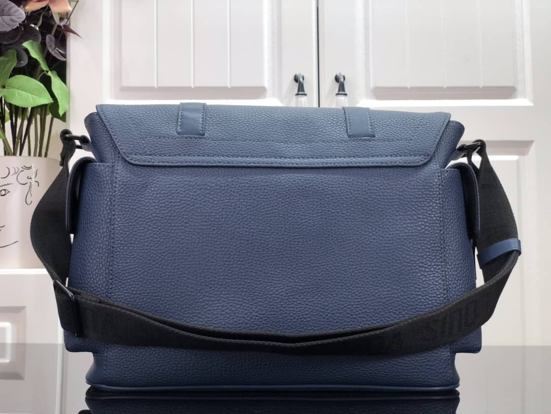 Louis Vuitton Trunk Taurillon Leather Messenger Bag Replica Blue M58494