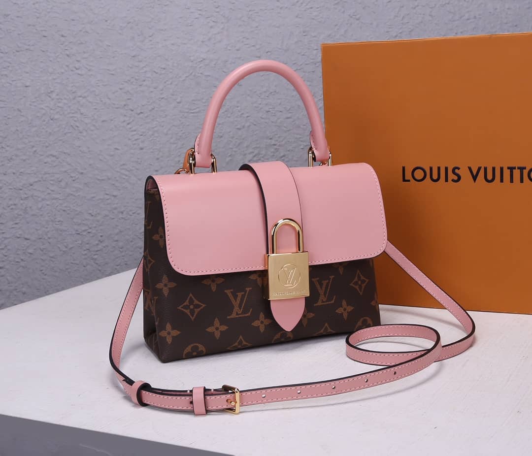 Louis Vuitton Locky BB 2way Replica Shoulder Bag Pink M44141