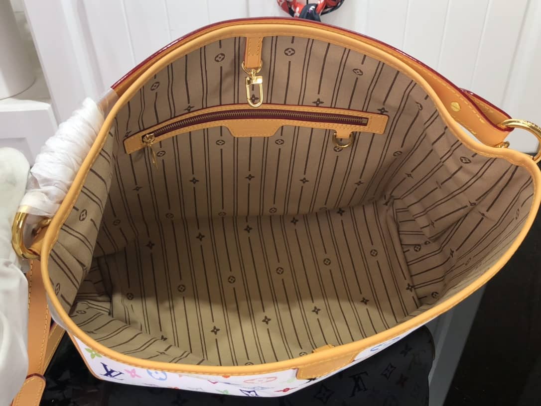 Louis Vuitton Delightful PM Monogram Multicolor Shoulder Bag Replica White M40352