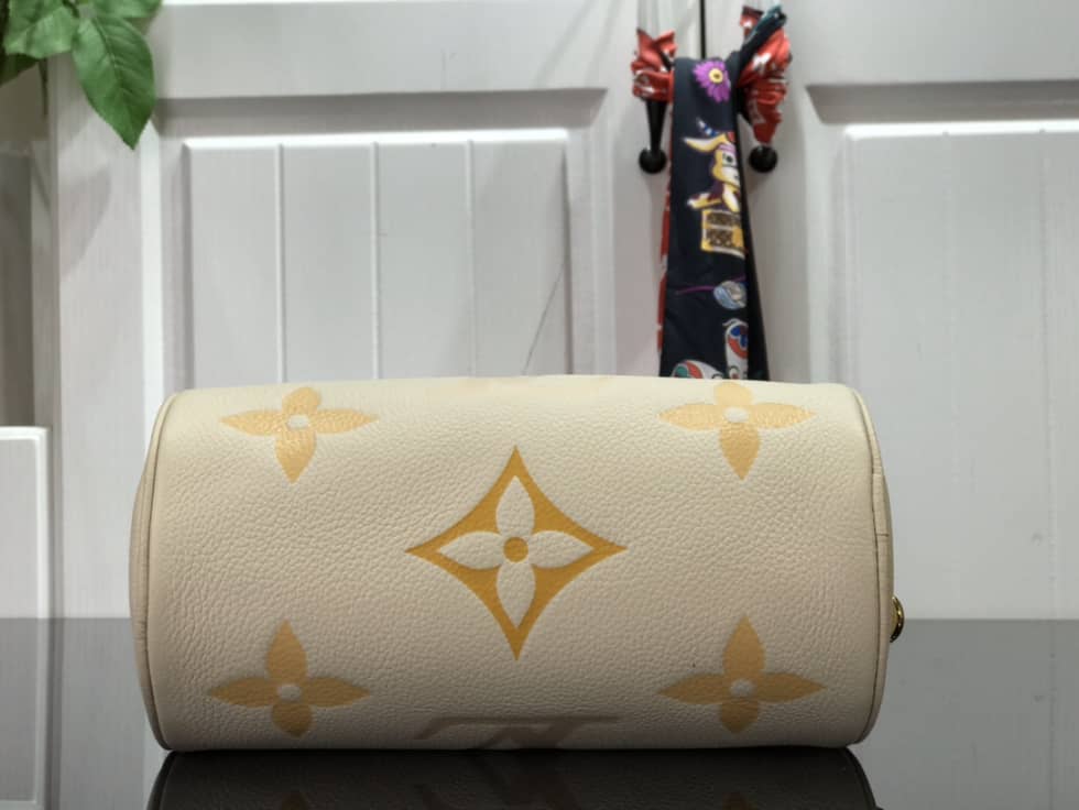 Louis Vuitton Monogram Empreinte Papillon BB White M45708 Replica Shoulder Bag