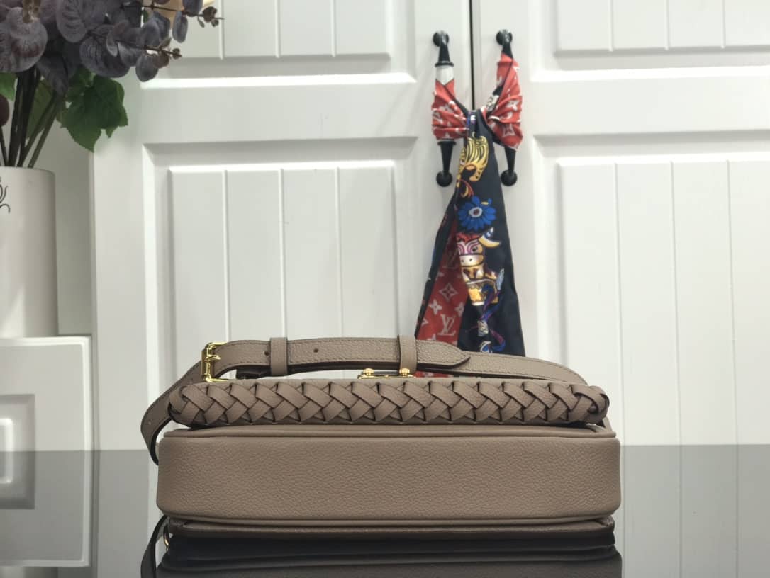 Louis Vuitton Pochette Metis Braided Monogram Empreinte Replica Gray M43942