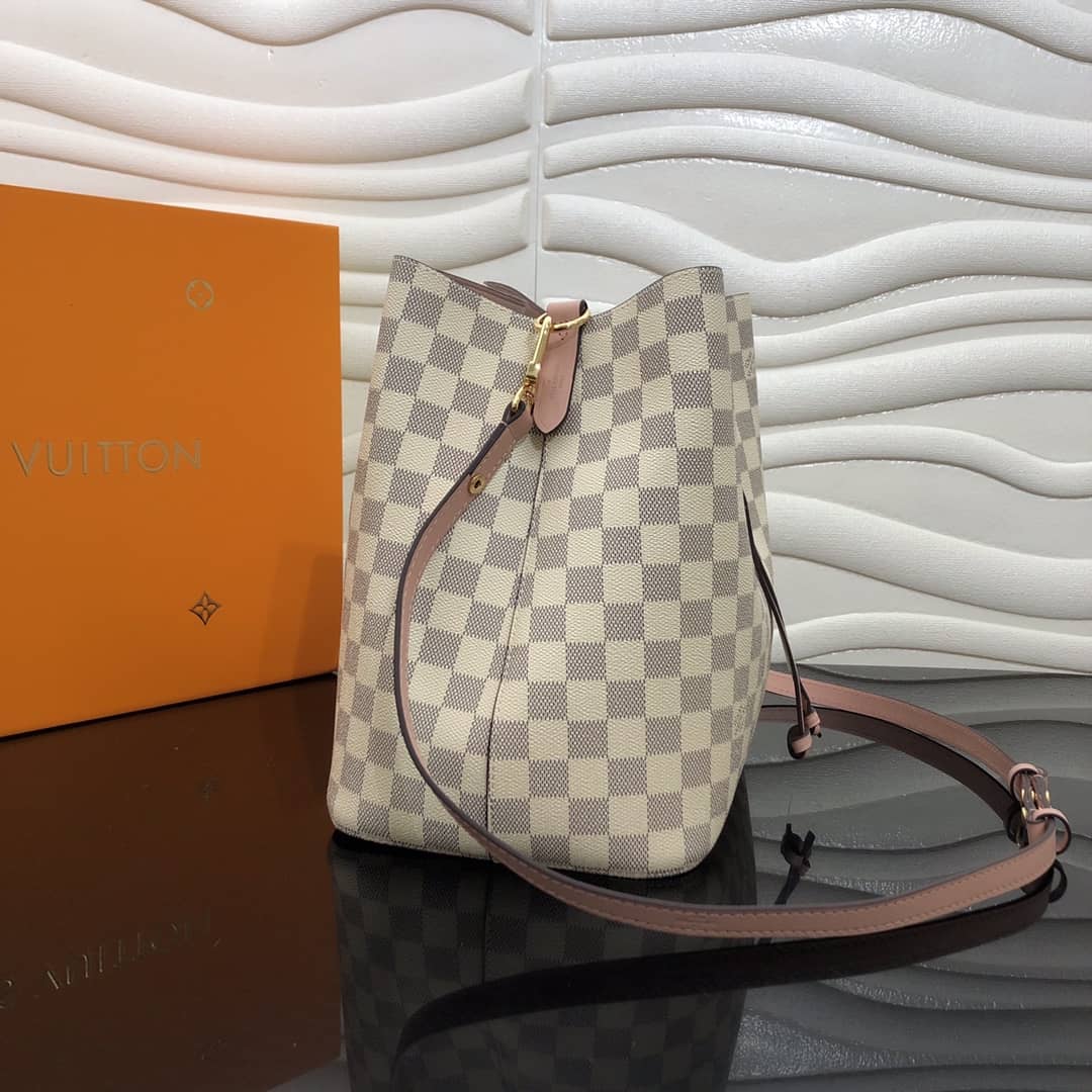 Louis Vuitton Neonoe Replica Bucket Bag Beige Pink M44020