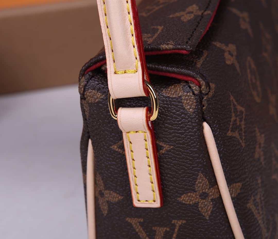 Louis Vuitton Monogram Recital Leather Shoulder Bag Replica M51900