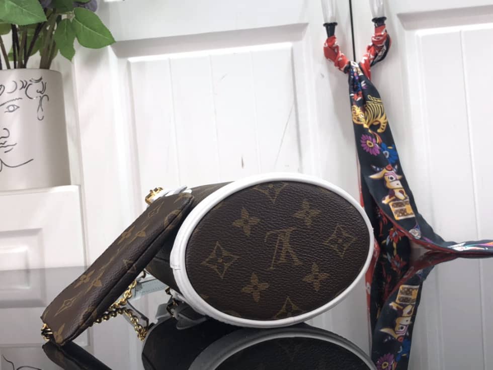 Louis Vuitton Nano Monogram Brown M81489 Replica Bucket Bag
