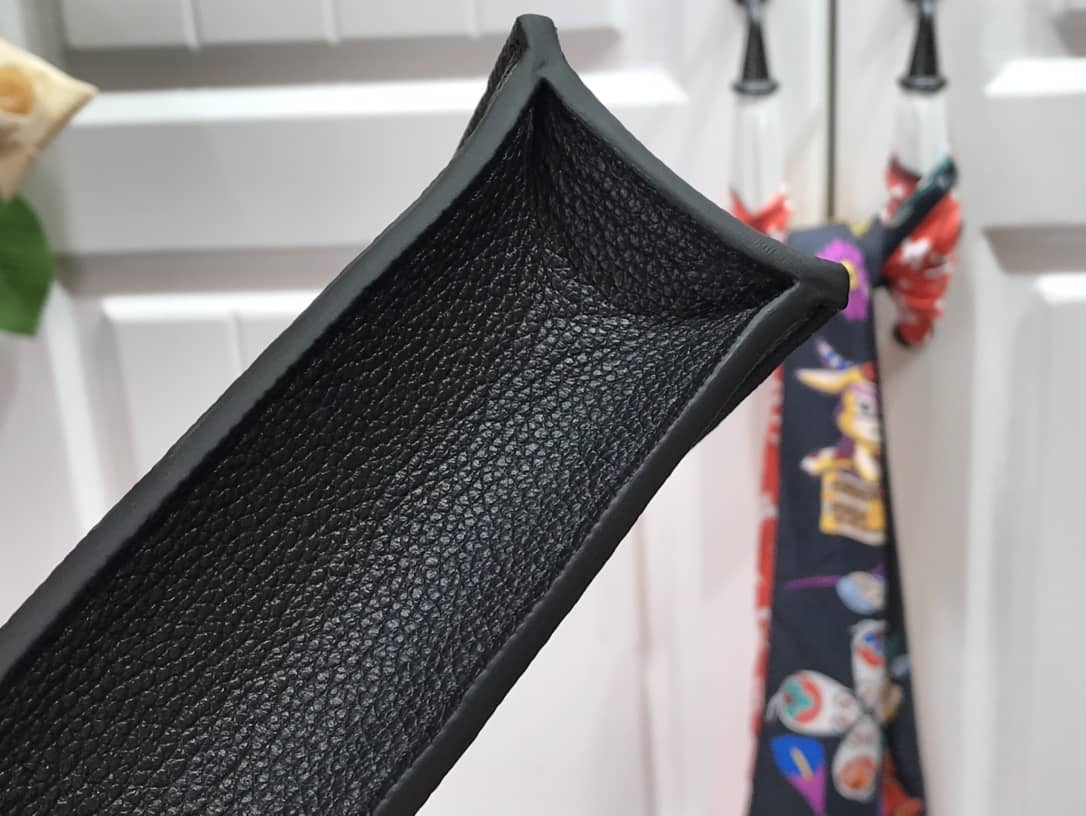 Louis Vuitton Monogram Petit Sac Plat Bag Replica Black M80449