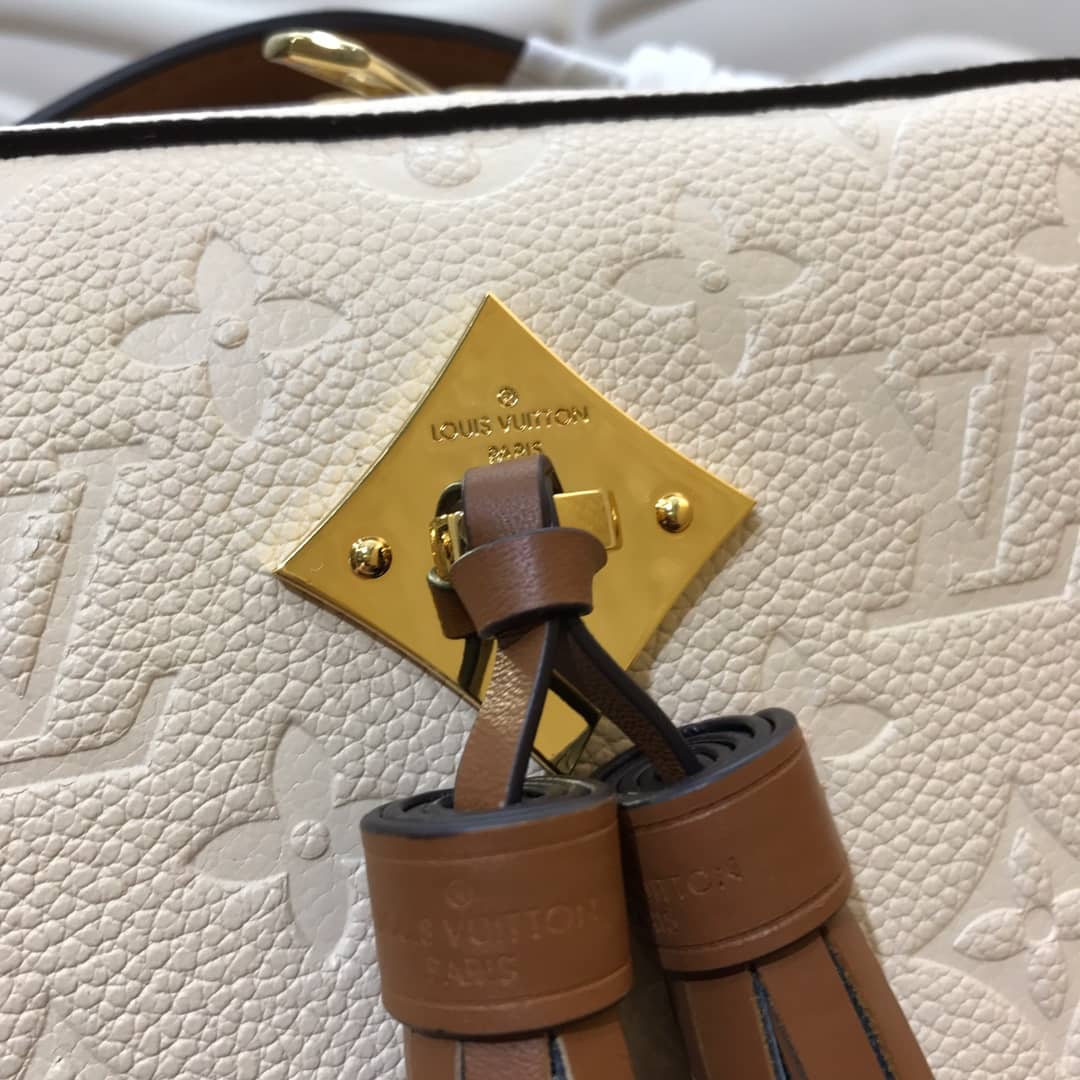 Louis Vuitton Monogram Empreinte Saintonge Replica Bag White M44606