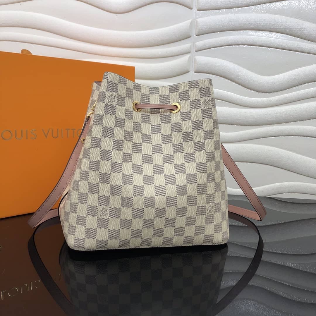 Louis Vuitton Neonoe Replica Bucket Bag Beige Pink M44020