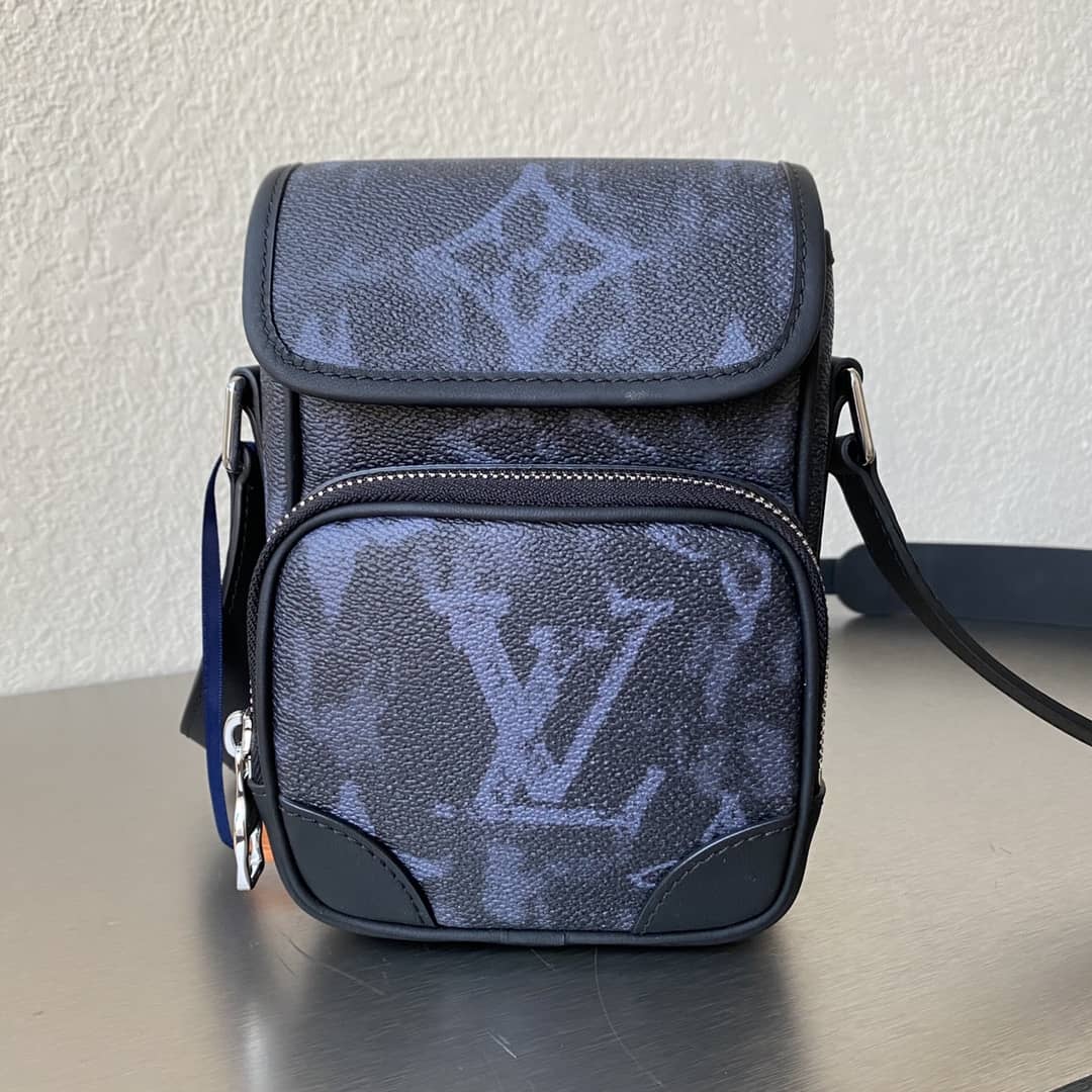 Louis Vuitton Monogram Pastel Noir Coated Canvas Replica Bag 69538