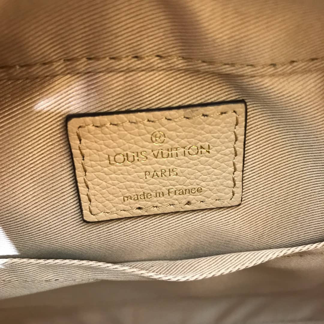 Louis Vuitton Monogram Empreinte Saintonge Replica Bag Beige M44606