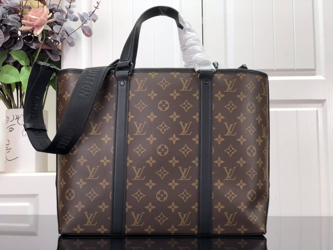 Louis Vuitton Monogram Macassar PM Weekend Tote Replica M45734