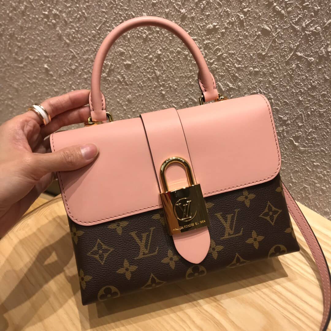 Louis Vuitton Monogram Canvas Locky BB Bag Replica Pink M44321
