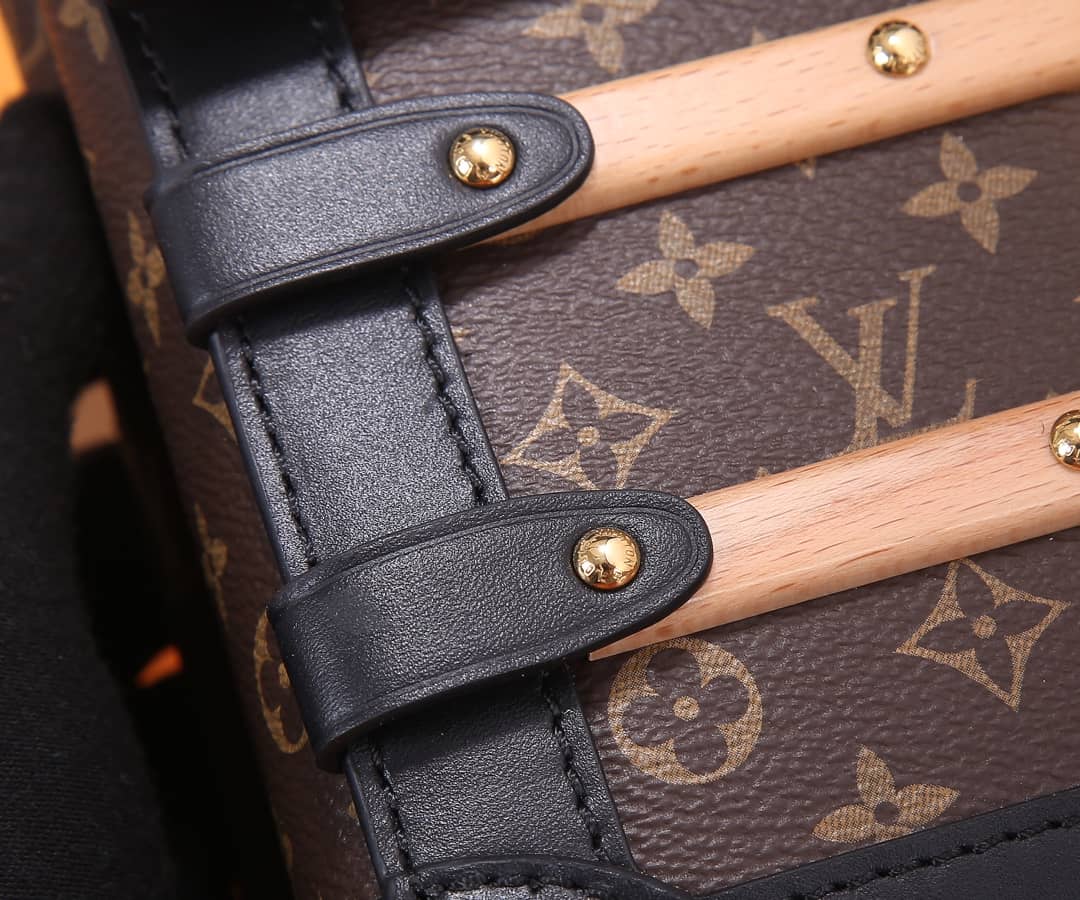 Louis Vuitton Trianon PM With Wooden Trim Monogram Canvas Replica Bag M45908