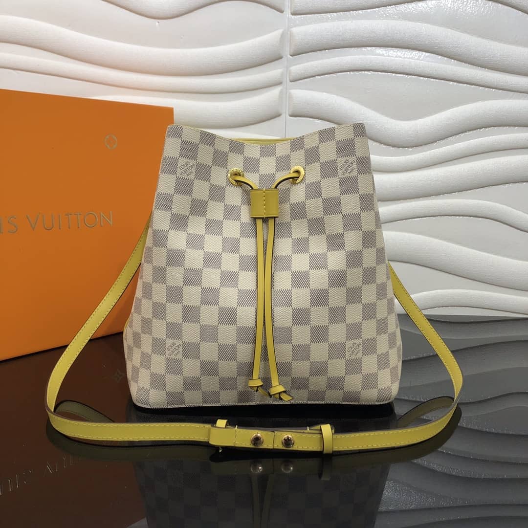 Louis Vuitton Neonoe Replica Bucket Bag Beige Yellow M44020
