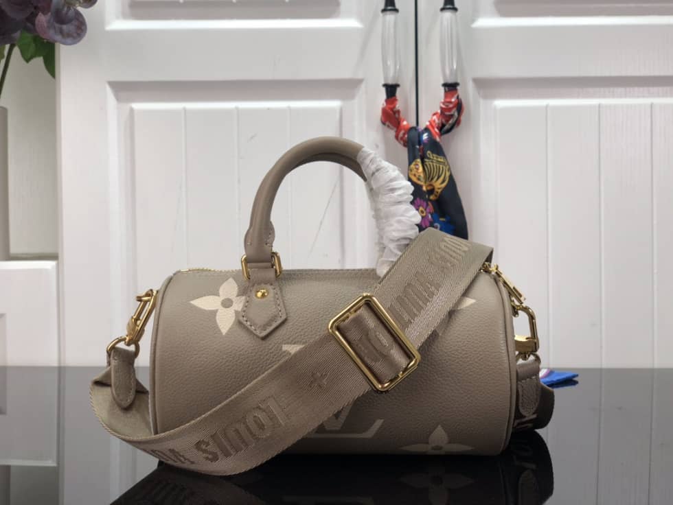 Louis Vuitton Papillon BB Bicolour Monogram Empreinte Leather M46031 Replica Shoulder Bag