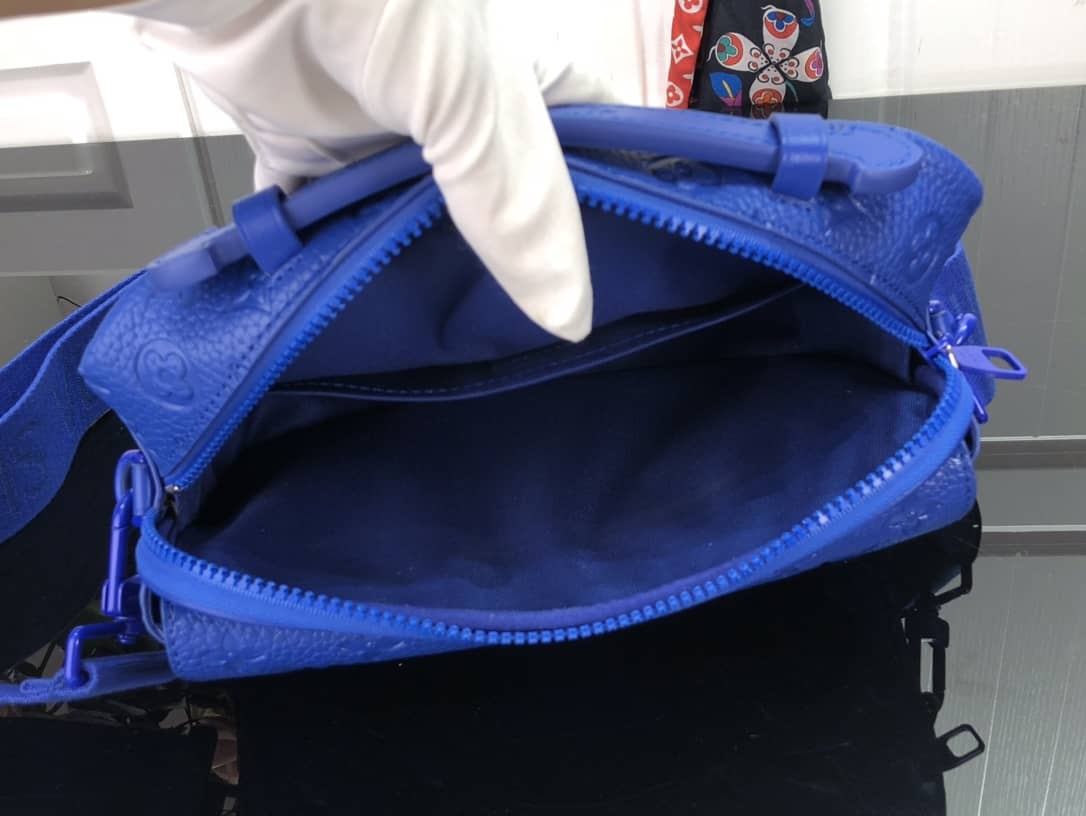 Louis Vuitton S Lock Messenger Bag Replica Blue M58489