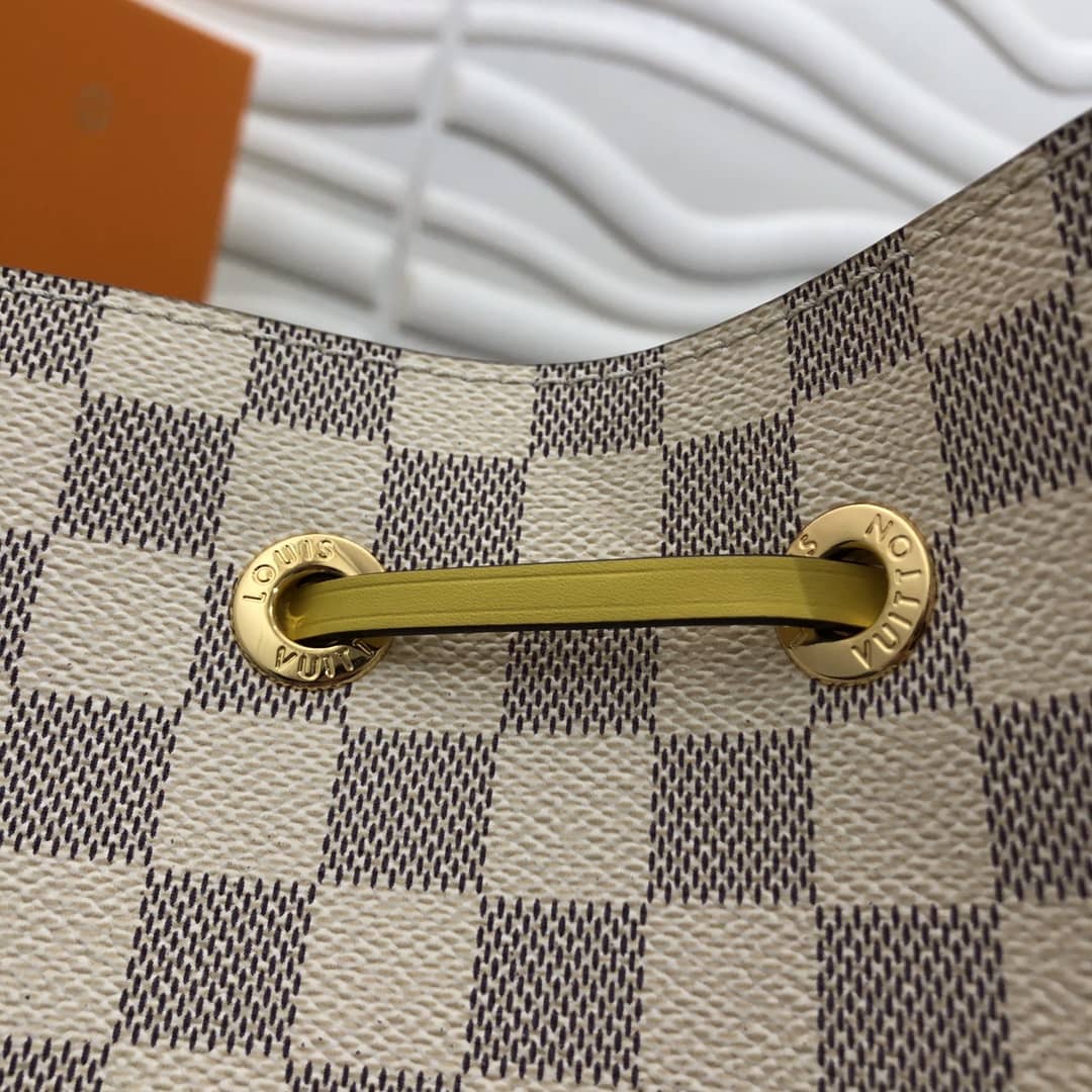 Louis Vuitton Noe Monogram Canvas Replica Bucket Bag Yellow
