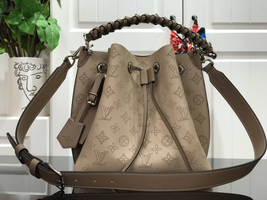 Louis Vuitton Mahina Muria Replica Handbag Gray M55801