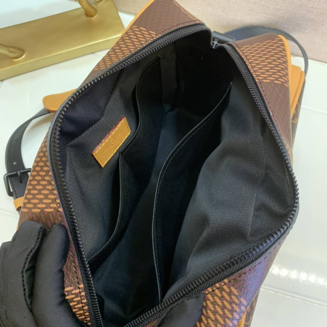 Louis Vuitton x Nigo Giant Monogram Messenger Replica Bag M44757