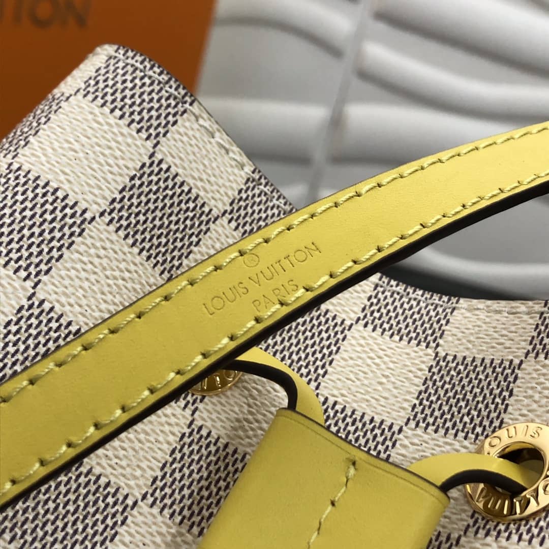 Louis Vuitton Noe Monogram Canvas Replica Bucket Bag Yellow