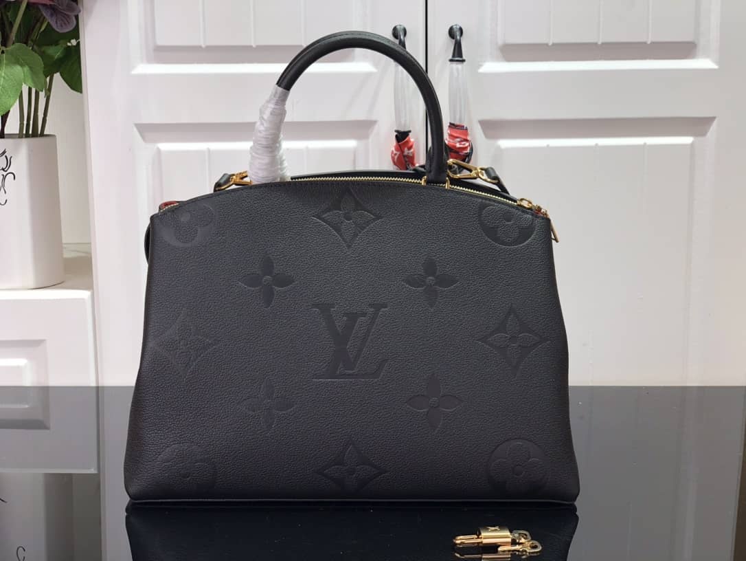 Louis Vuitton Grand Palais Monogram Empreinte Bag Replica Black M45811