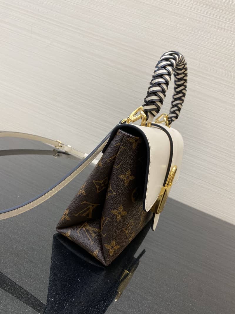 Louis Vuitton Monogram Canvas Locky BB Bag Replica White M44321