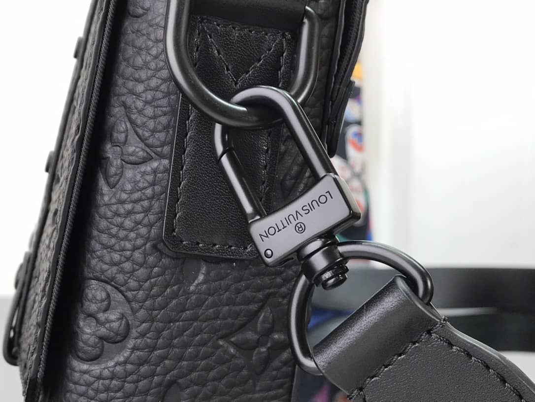 Louis Vuitton Taurillon Monogram Leather Trunk Messenger Bag Replica M57726