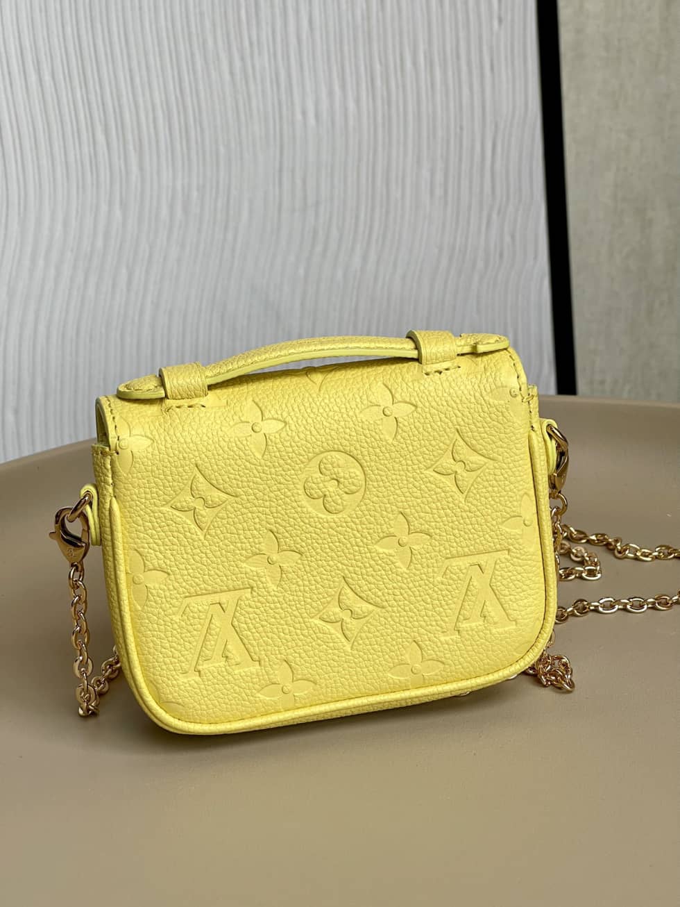 Louis Vuitton Micro Mtis Monogram Empreinte Yellow M81407 Replica Crossbody Bag