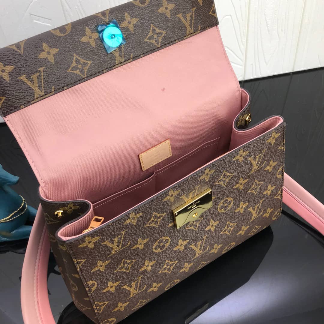 Louis Vuitton Cluny BB Monogram Canvas Shoulder Bag Replica Pink M42738