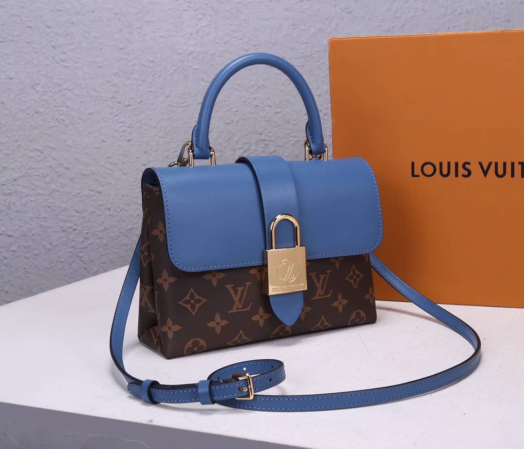 Louis Vuitton Locky BB 2way Replica Shoulder Bag Blue M44141