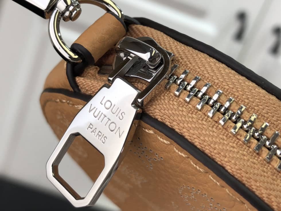 Louis Vuitton Bella Mahina Leather Magnolia Pink M57068 Replica Bucket Bag