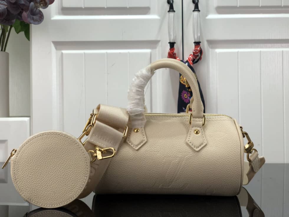 Louis Vuitton Papillon BB Bicolour Monogram Empreinte Leather M46031 Replica Shoulder Bag