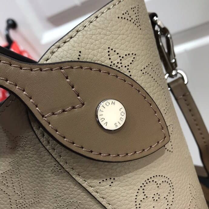 Louis Vuitton Mahina Hina PM Leather Tote Replica Apricot M54353