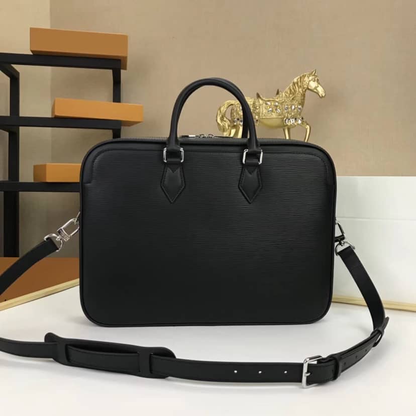 Louis Vuitton Dandy MM Epi Leather Bag Replica Black M54404