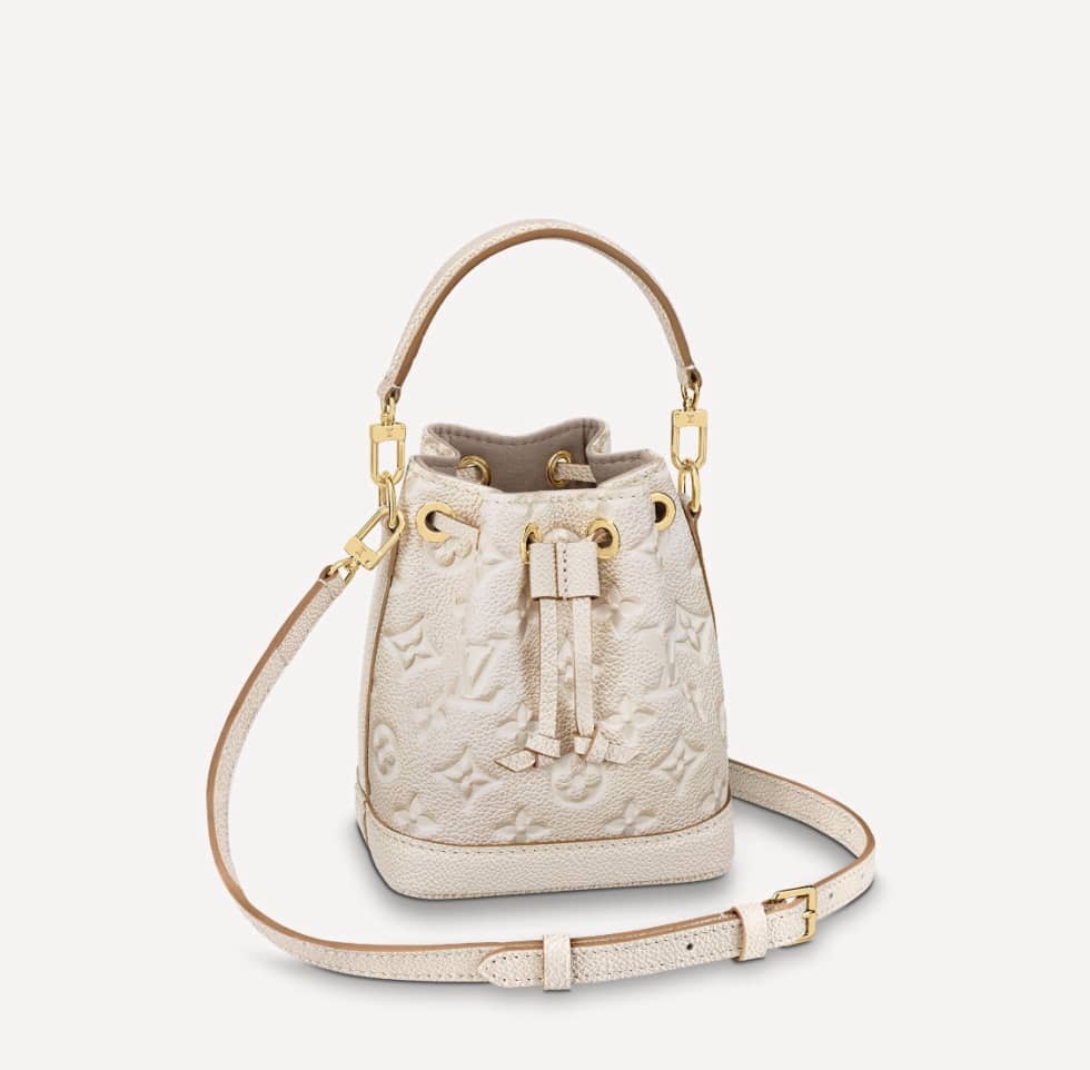 Louis Vuitton Nano Noé Light Beige M81463 Replica Bucket Bag