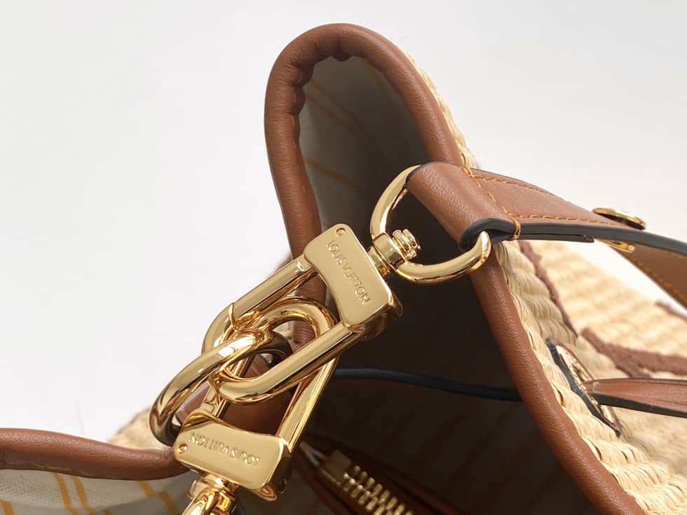 Louis Vuitton NONO MM Apricot M57704 Replica Bucket Bag