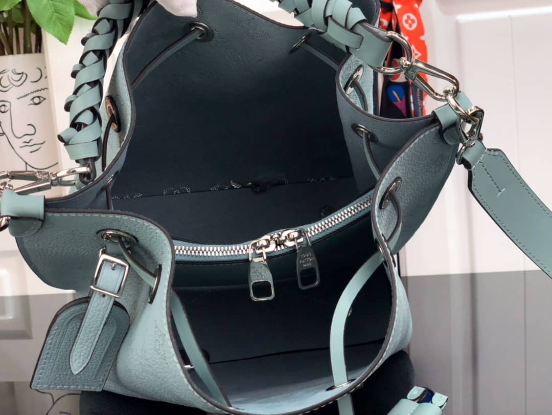 Louis Vuitton Mahina Muria Replica Handbag Blue M55801