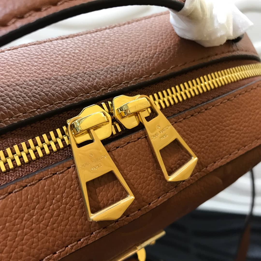 Louis Vuitton Monogram Empreinte Saintonge Replica Bag Brown M44606