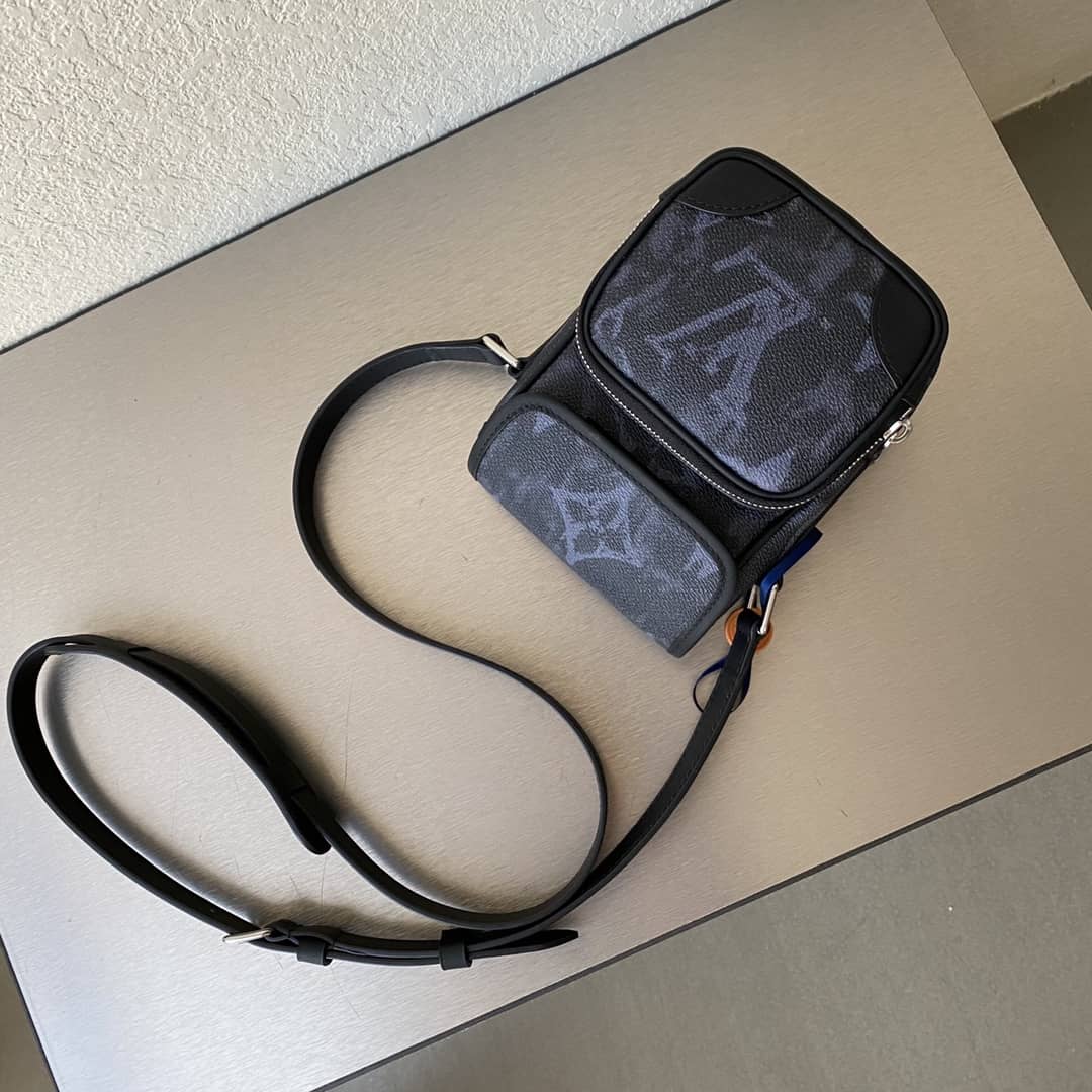 Louis Vuitton Monogram Pastel Noir Coated Canvas Replica Bag 69538