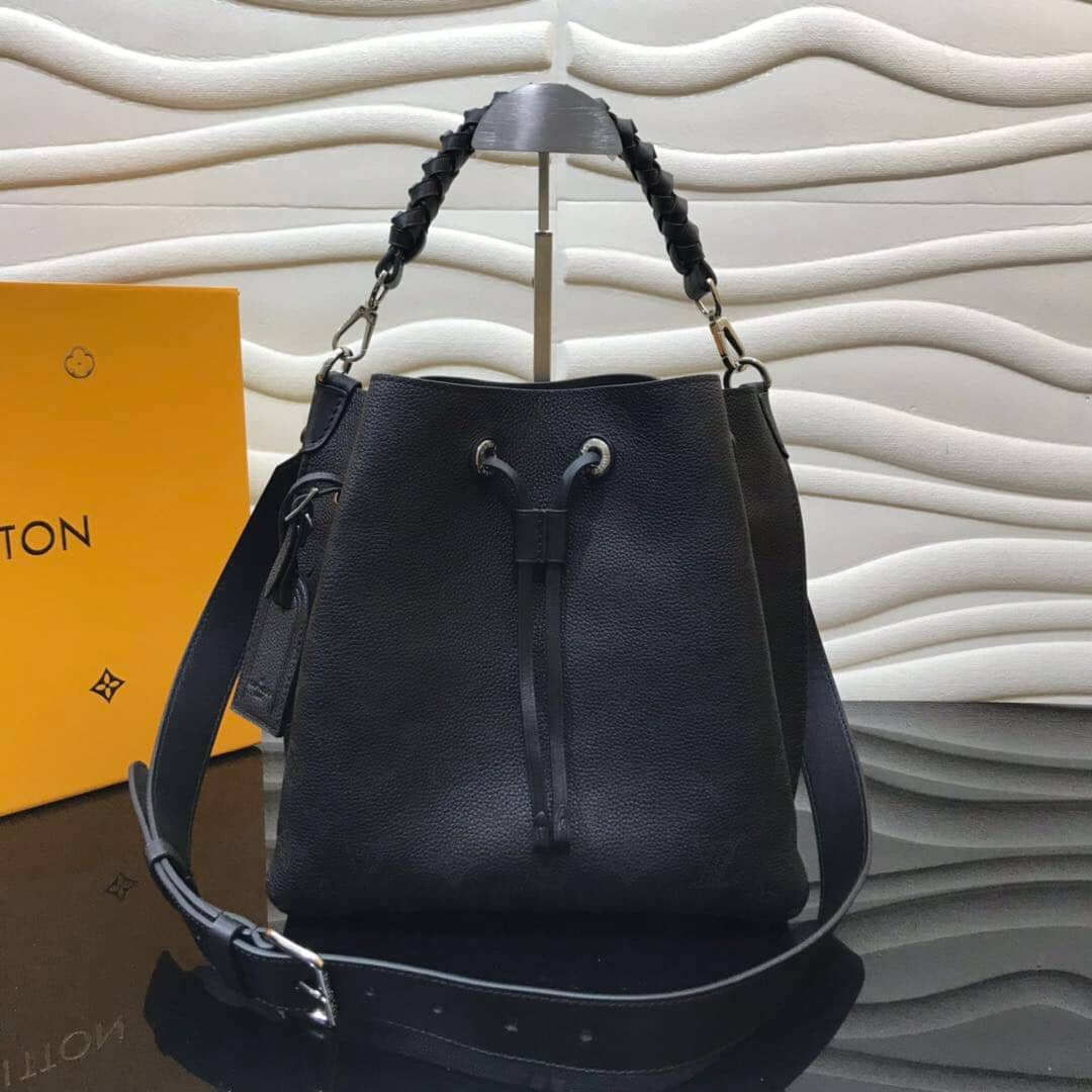 Louis Vuitton Mahina Muria Replica Handbag Black M55801
