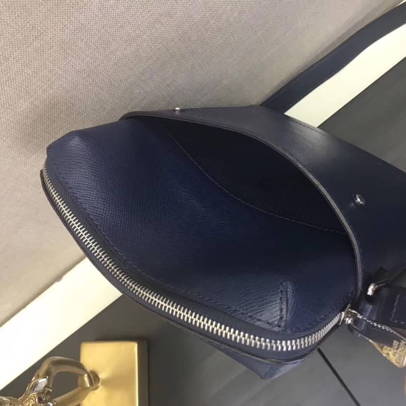 Louis Vuitton Taiga Pochette Grigori Mens Shoulder Bag Replica Blue M30505