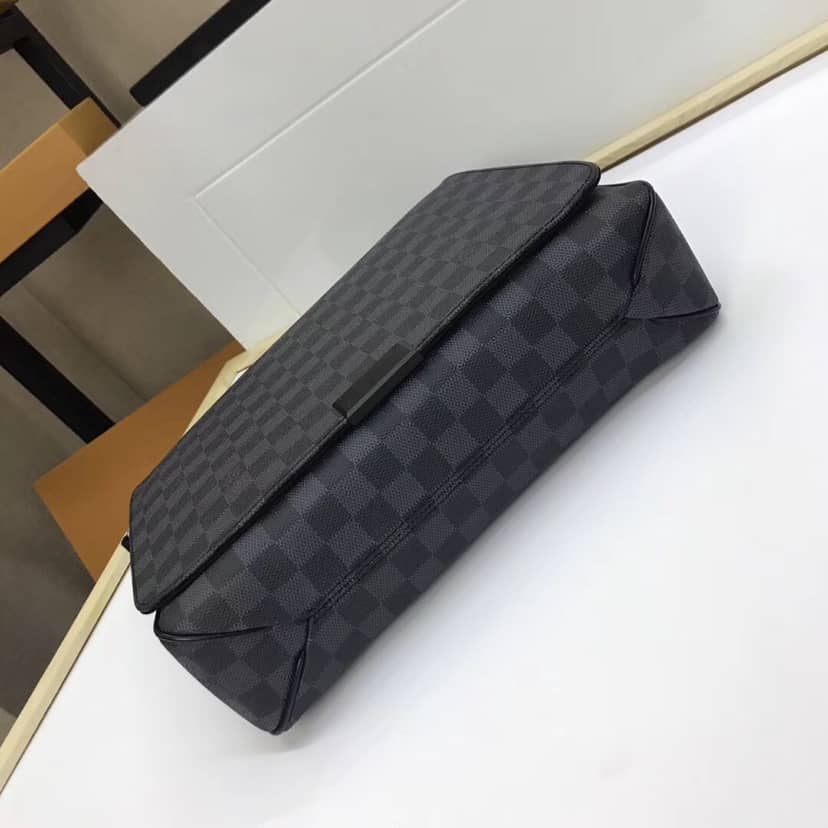 Louis Vuitton Damier Graphite District MM Shoulder Bag Replica N41272