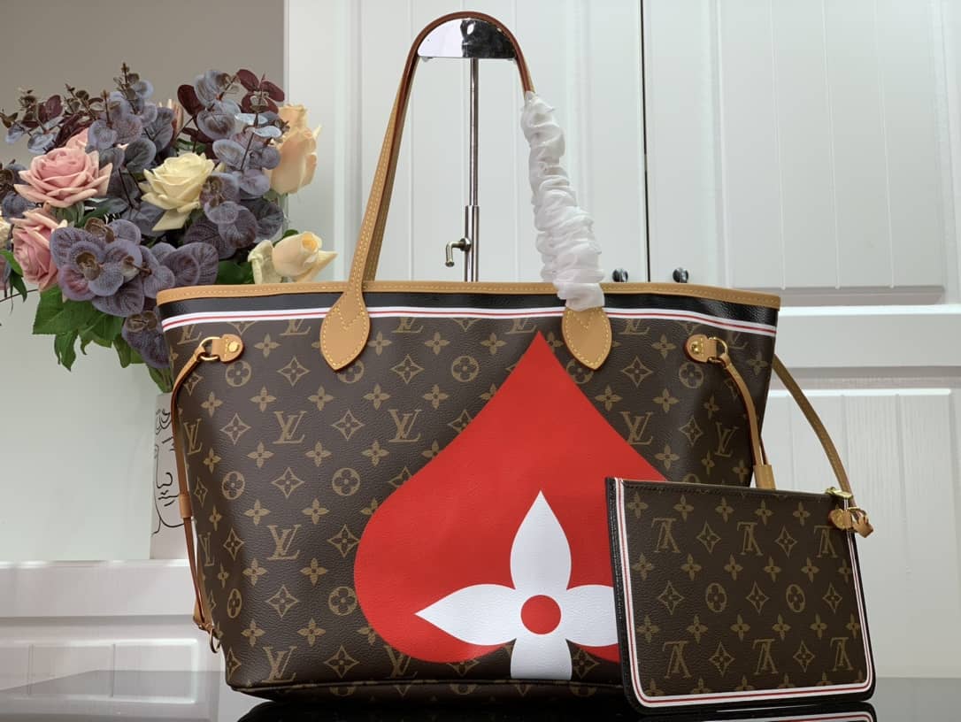 Louis Vuitton Monogram Game On Neverfull MM Tote Replica M57452